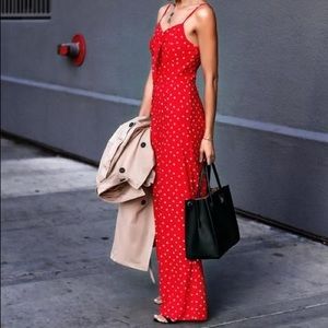 Sweet foral red jumper